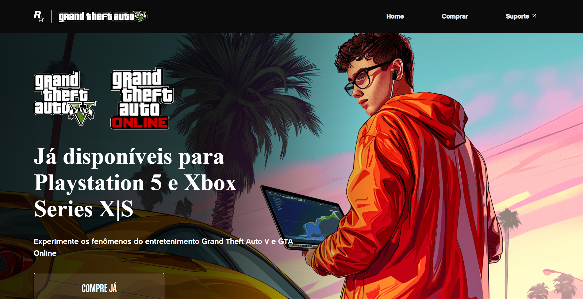 Landing Page GTA 5